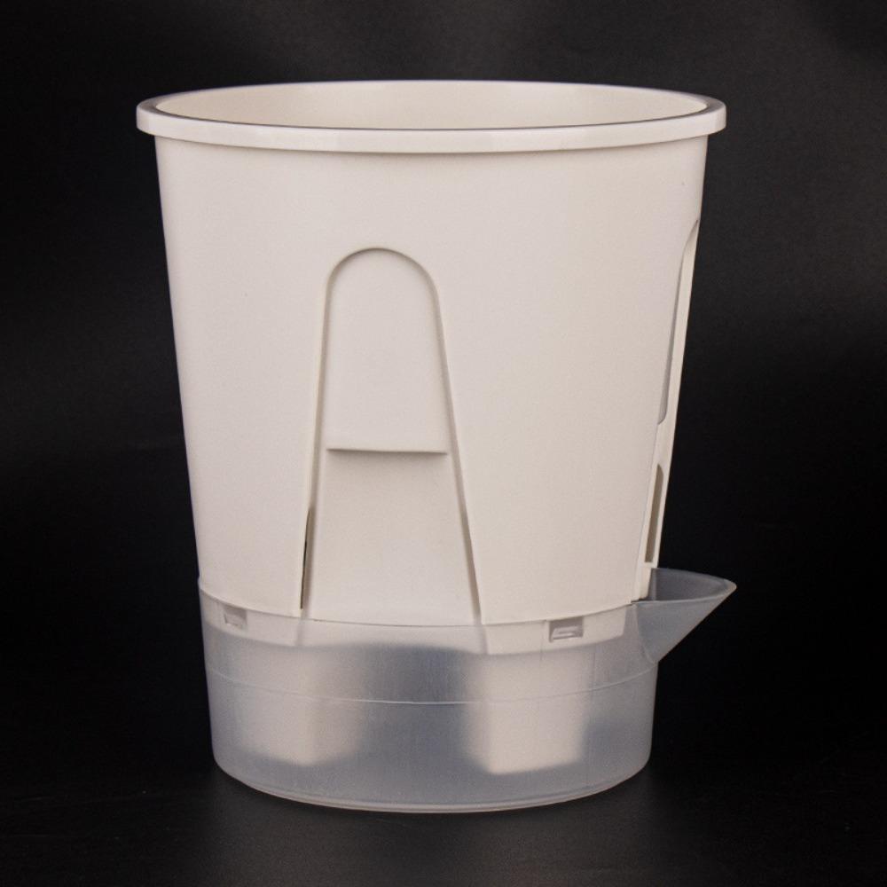 Plastic Self Absorbing Flowerpot Thickened Tall Drain Holes Breathable Flowerpot Large Capacity Water Storage Lazy Flowerpot