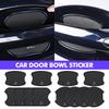 KOWYZ1 For Carbon Fiber Car Door Handle Bowl Sticker Anti Scratch Strip Protective Decal Giulia 147 Mito 156 159 166 GT