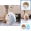 Adorable Hedgehog Plush Toy Soft Stuffed Keychain Doll Cute Small Animal Gift