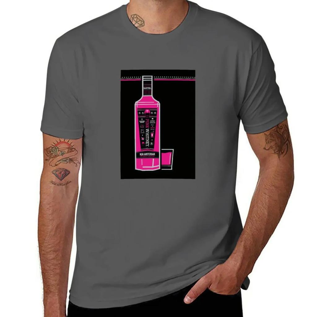 Pink Whitney T-Shirt for a Boy Graphics Heavyweight T Shirts for Men
