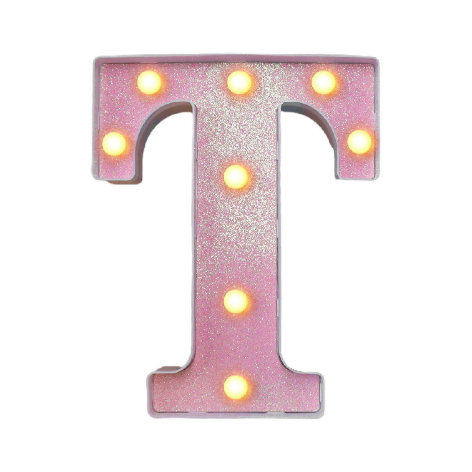 

Светодиодные буквы, светодиодные буквы с 26 буквами алфавита, блестящие буквы на батарейках с подсветкой для вечеринки, стола, декора стен One Size