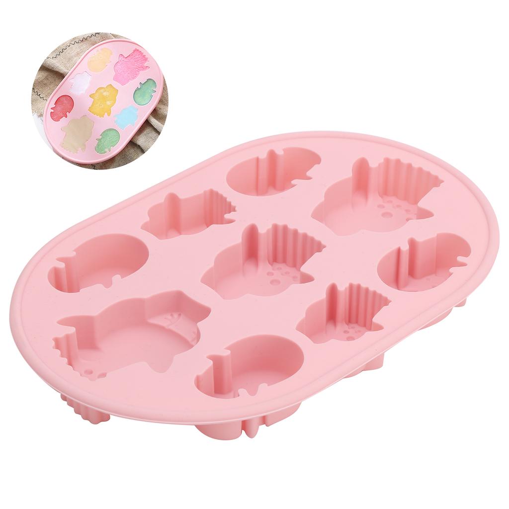 9 Grids Silicone Cake Mold Chocolate Mould Easter Broken Chicken Baking Tool