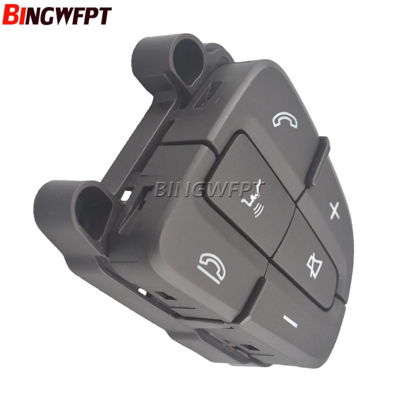 1pair Black/Moka Color Steering Wheel Control Switch Buttons For BENZ C GLC Class W205 W253 A0999050200 A0999050300