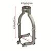 Square Hole Drill Bit Adapter,Easy Install & Remove,Accessory for Drill Press and Mortising Machine,Power Tool Part