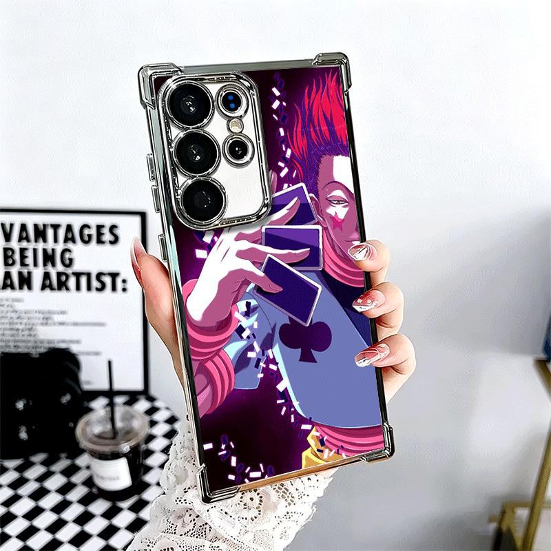 Hunter X-Hunters Hisoka Soft Phone Case For Samsung Galaxy S26 Ultra S25 Edge S24 FE S23 Plus S22 S21 + S20 Plating Anti-Fall Fu