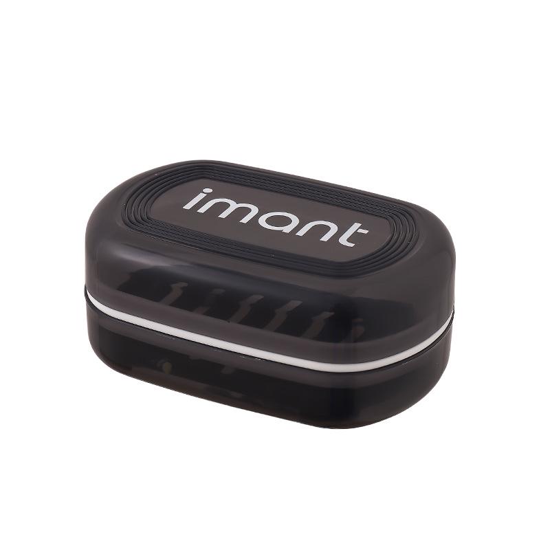 Portable Lidded Soap Dish: Draining, Creative, and Ideal for Travel and Bathroom Use