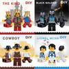 Cowboy Potter Santaclaus Princess Building Blocks Assembly Toys Kids Gift