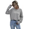 Vintage Fashion Elegant Casual Women's Fall Loose Long-sleeved Thin Section Twist Solid Color Sweater