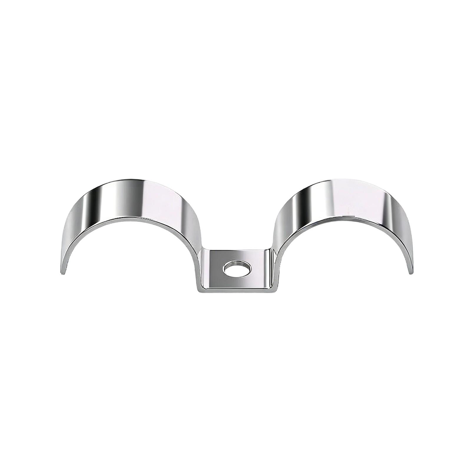 304 Stainless Steel Dual Side Pipe Clamp Pipe Clamp Bracket 32-34mm