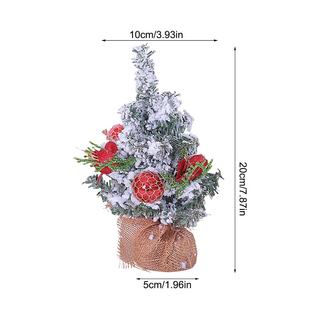 Desk Christmas Tree Seasonal Decor Artificial Christmas Tree Table Ornament For Home Desktop Shelf Dining Table Mantel