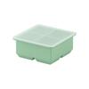 Silicone Large Ice Cube Tray Mold with Lid Flexible Easy Release Square Ice Maker for Whiskey Cocktail Juice Cooling
