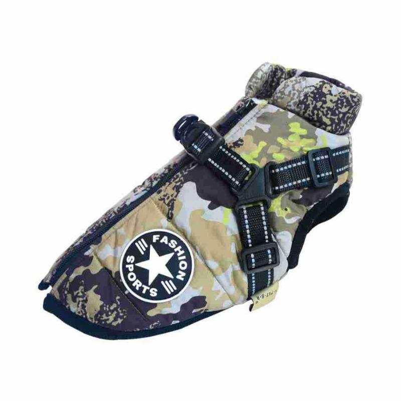 Dog Cotton-Padded Clothes, Warm And Cold-Proof Pet Clothes In Autumn And Winter, Thickened Multi-Color Cotton Clothes For Pets