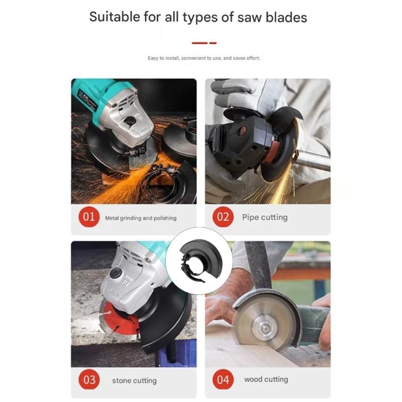 Efficient Protections Angle Grinder Guard Easy Maintenance and Safety Cover 100/115/125/150 Angle Grinder Cover