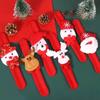 Christmas Clapping Bracelets for Women Men LED Flashing Papa Circles Bracelet Snowman Reindeer Bear Christmas Decor kids Gifts