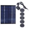 2W Solar Fountain with Panel Water Pump Solar Panel Kit for Outdoor Landscape Pond Decor