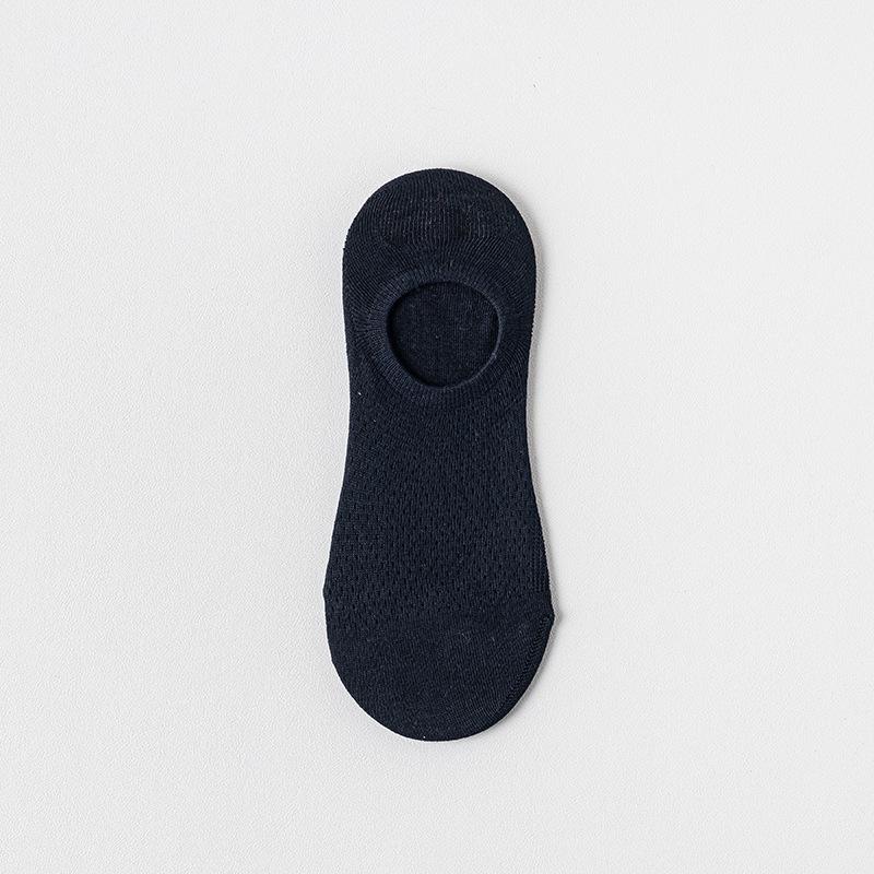 

Men s Summer Cotton Low-Cut Invisible Socks - Breathable, Anti-Slip Mesh for Casual or Business Wear Men s Free Size (40-44)