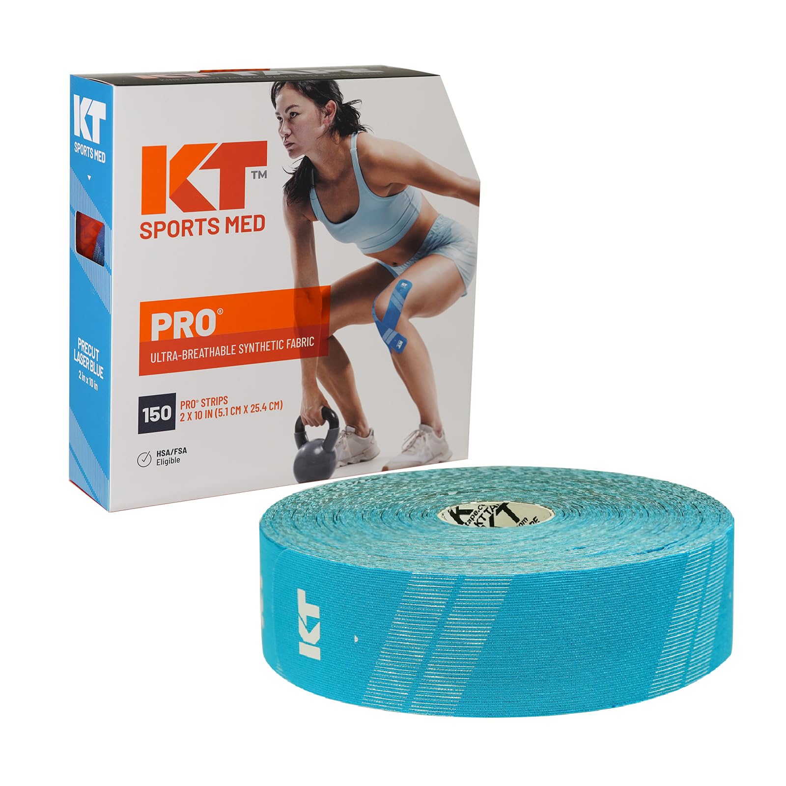 

KT TAPE Кинезио тейп KT TAPE Jumbo 150 Лазерное тейпирование, PRO, Рулон, Листы, Синий, KTPR150/LB