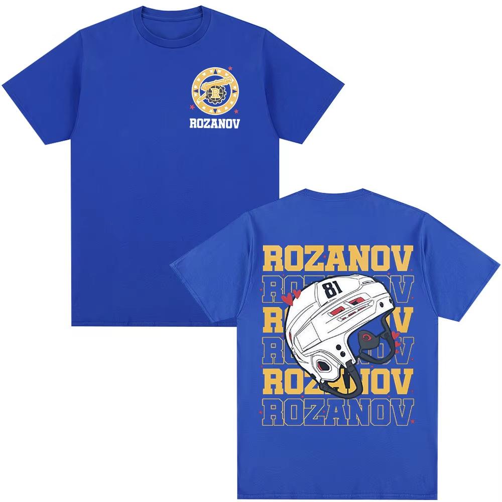 hit TV series Heated Rivalry Ilya Rozanov 81 graphics Tshirt Fashion Short Sleeves Mens Women Cotton Oversized shirt Streetwear
