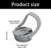 Double Spouts Drinking Lid Cover Leakproof Seal Handle Straw Lid for Spill Prevention Portable Car Cup Lid Enduring