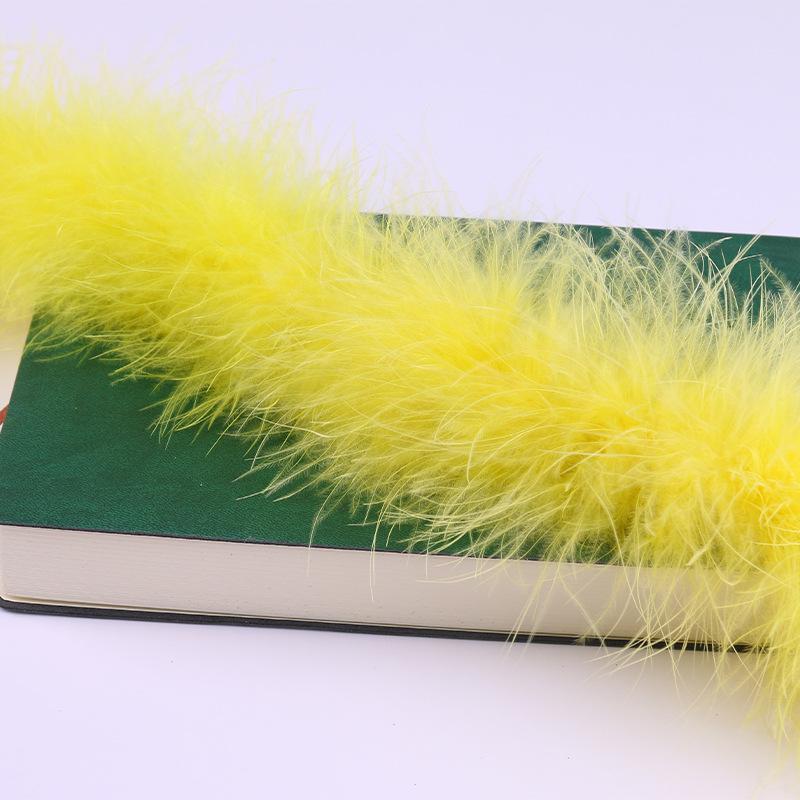 Encrypted Colored Turkey Feather Strips for DIY Decorations & Stage Costumes
