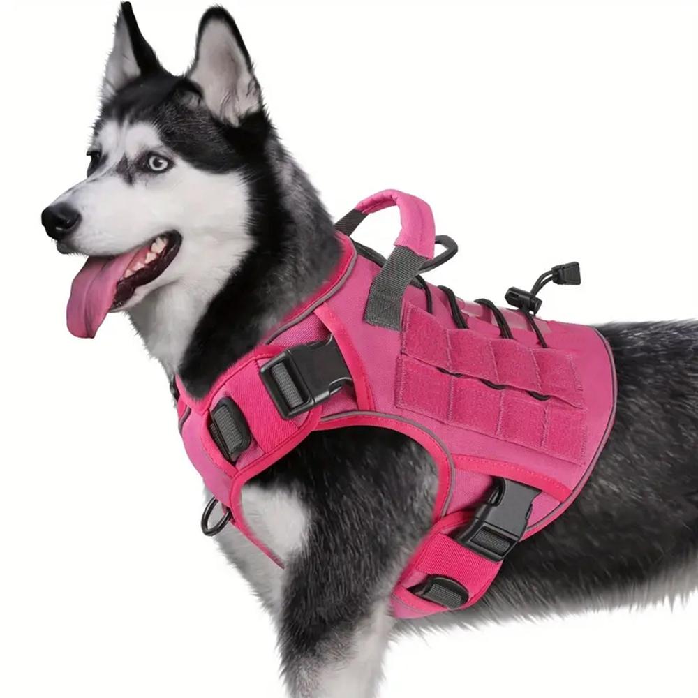 

Latest Dog Outdoor Tactical Vest Counter-Splashing Pet Chest Strap Medium And Large Dog German Shepherd Border Shepherd Military Vest S