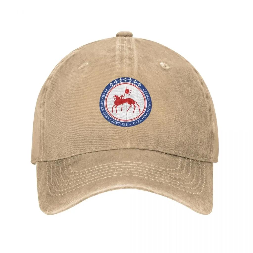 Coat of Arms of Sakha Russia Baseball Cap Mountaineering luxury woman cap fun hats sun hat Golf Women Mens
