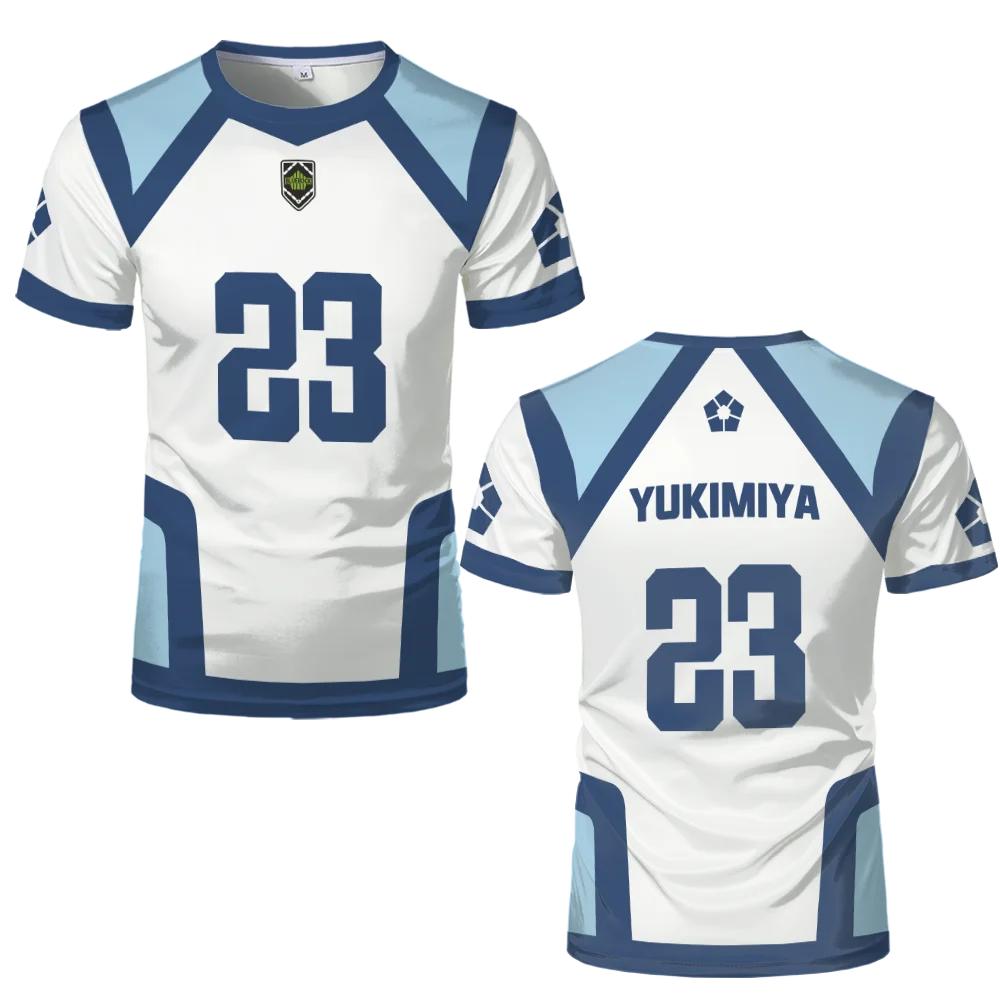 Beliebtes Blue Lock Trikot Nagi Seishiro Uniform 3D Druck Kinder Anime T-Shirt Sommer 2025 Neu Herren Damen Cosplay Sport Fußball Top