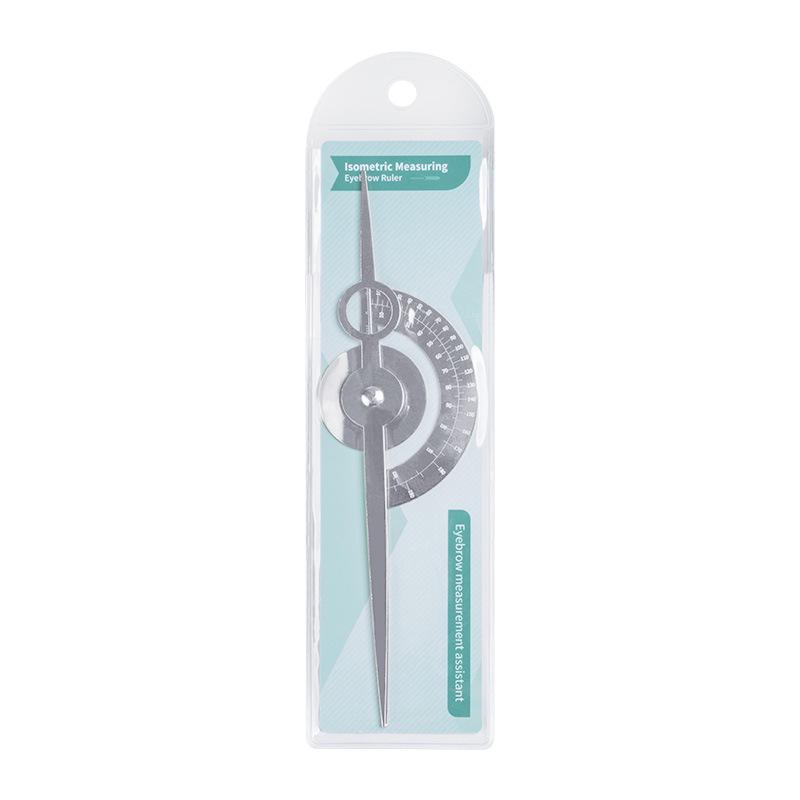 

Равноудаленный инструмент для измерения бровей для микроблейдинга серебряный