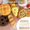9Pcs Ergonomic Crochet Hook 2.0mm-6.0mm Wood Handle Crochet Hook for Beginner Adult Knitting Sweater Scarves Bag Socks