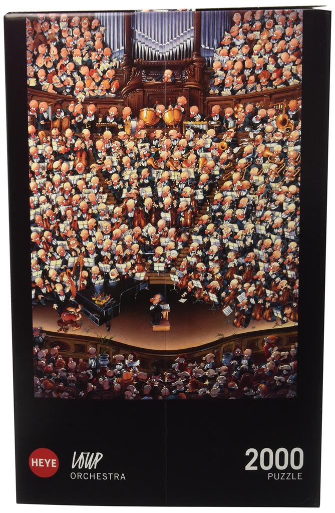 HEYE Puzzle 08660 Loup Orchestra Jean-Jacques (2000 kusů)