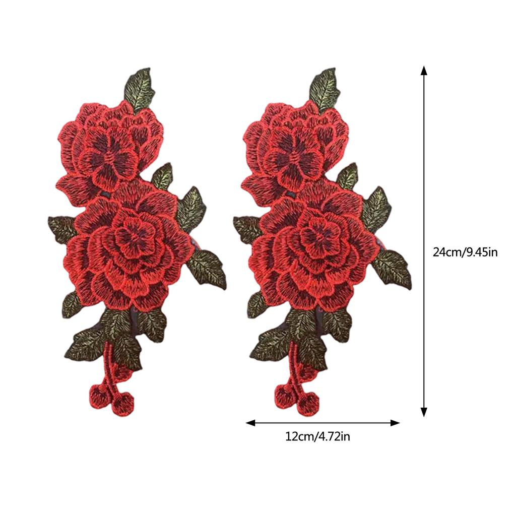 Eye-Catching Oversized Flower Applique for Clothes Hat Sewing Patches DIY Scarf Wedding Dress Decors Accessories