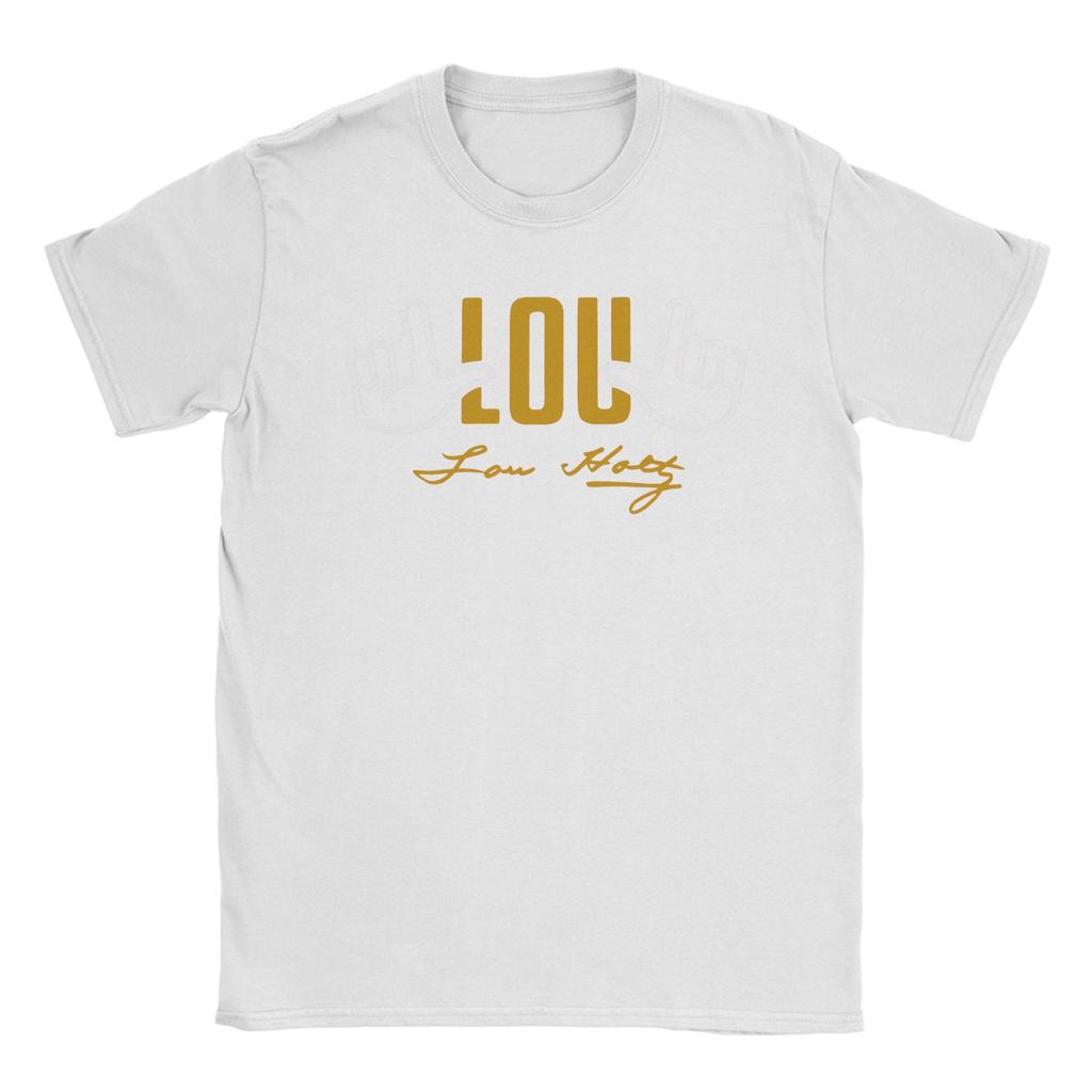 Couple TShirt Lou Holtz T Shirts Harajuku Beach Tee Shirt Vintage Design Pure Cotton Clothes Gift