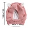 Dog Noise Protection Earmuffs Warm Knitted Winter Hat With Ear Covers Anxiety Relief For Medium Large Breed Canine