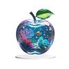 Landscape Pattern Apple Shape Table Ornaments 2D Flat Statue Decor Trendy Crafts Gifts  Home Decor
