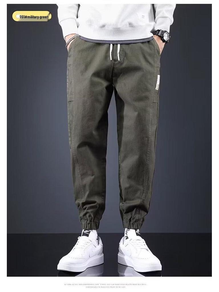 Vielseitige Herren-Freizeit-Jogginghose mit lockerem geradem Bein - 2025 Trendiger Hongkong-Stil