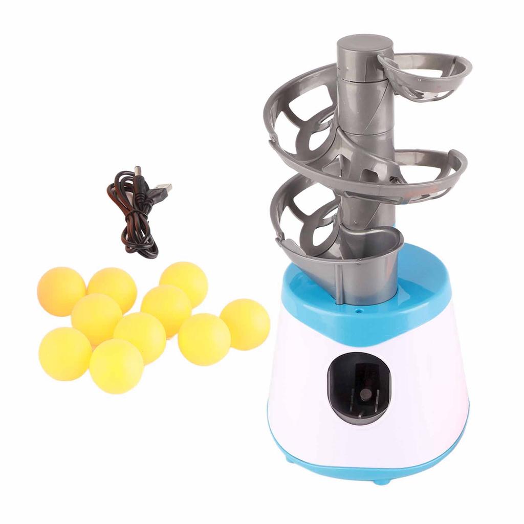Outdoor Portable Kids Children Table Tennis Ball Machine Launcher Exerciser