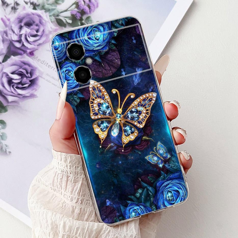 For Xiaomi Poco M4 5G Case New Luxury Painted Cover Liqiud Silicone Phone Case For Xiaomi Poco M4 Pro 4G PocoM4 Pro 5G Soft Bags