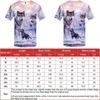Men's Wolf Mountain 3d Print Summer Casual T-shirt With Stunning Graphic Design