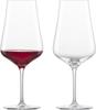 ZWIESEL GLAS Break-Resistant Wine Glasses, Bouquet Design, for Red Wine (Bordeaux), Pair of 2, Machine-Made (m123737)
