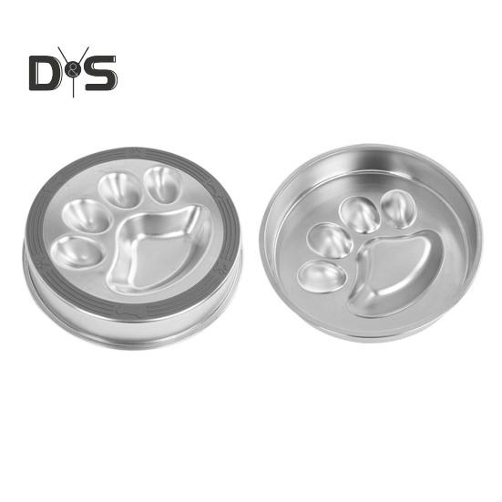 900ml Dog Slow Feeder Bowl Anti Slip Dog Slow Feeder Dry Wet Food Feeding Bowl Cute Cat Paw Bone Design Dog Bowl for Large Breeds