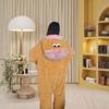 Cartoon Animal Adult Youth Unisex One Piece Pajamas Funny Costume Loungewear Hooded Jumpsuit Sleepwear Home Outfit