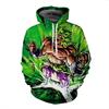 Dragon Ball Huvtröja Herrmode Super Saiyan BROLI Tryckt Cosplay 3D Anime DragonBall Pullover Tröjor