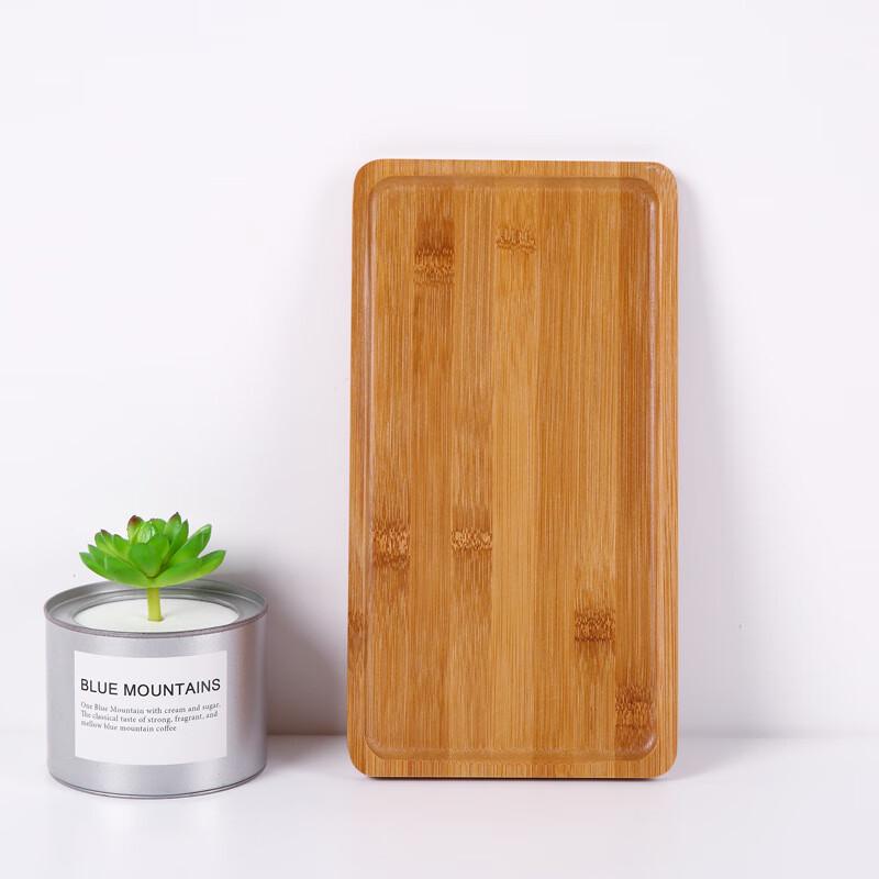 Bamboo Wood Rectangular Serving Tray