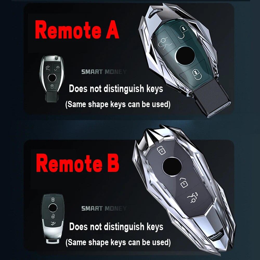 Fashion Car Remote Key Case Cover Shell For Mercedes Benz A C E S G Class GLC CLE CLA GLB GLS W177 W205 W213 W222 X167 AMG