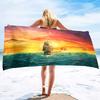 Pirate Ship Sand Free Beach Towel Swimming Pool Ultra Light Towel Sand Free Beach Towel Ultra-Fine Fiber