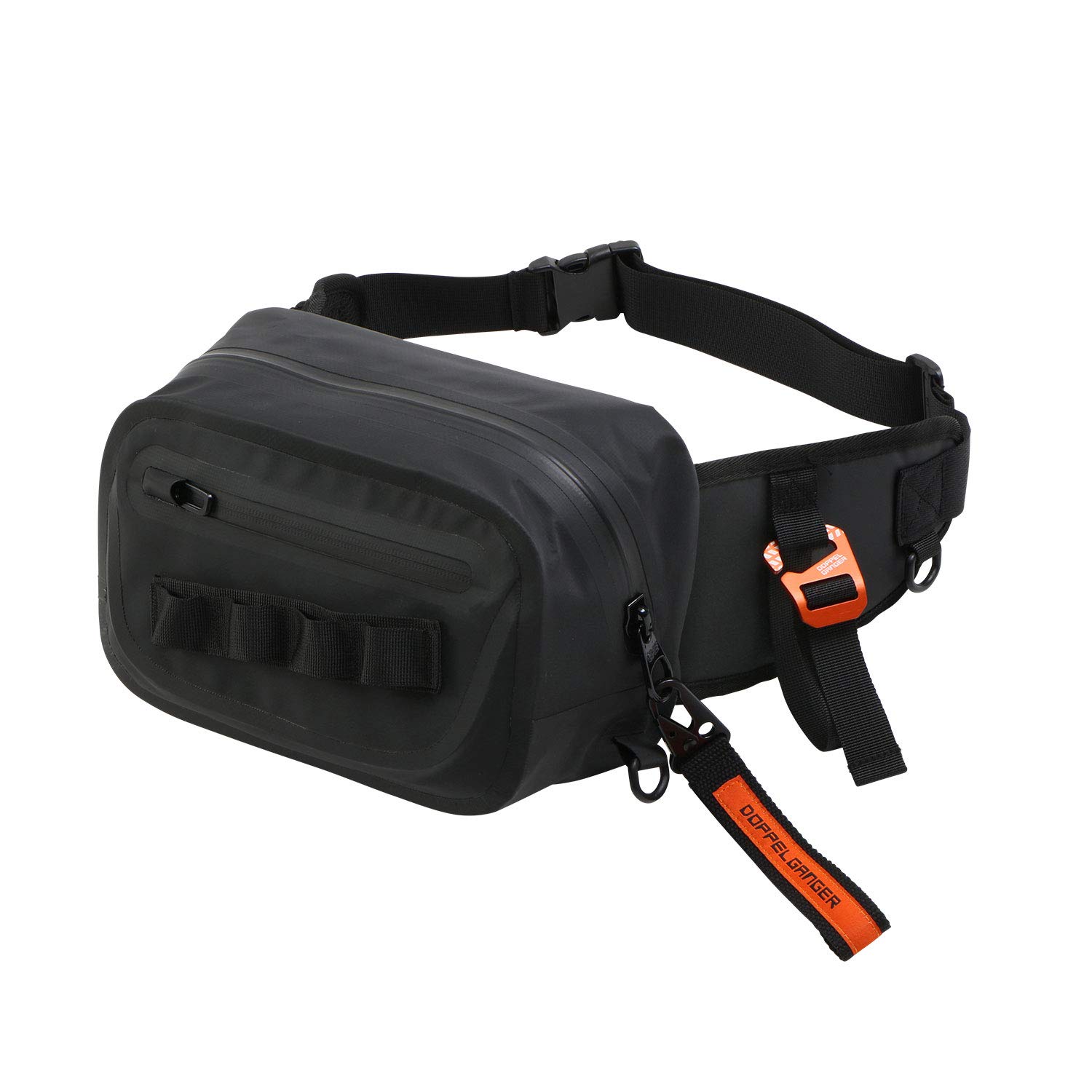 

DOPPELGANGER Tarpaulin Waist Bag DBT600 with IPX6 Waterproof Zipper, Foldable Drink Holder, and Glove Holder