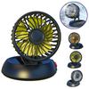 Car Cooling Fan Adjustable Multi-Function Car Center Console Mini Small Fan 3-Speed Portable Retractable 5/12/24V Low Noise Fan