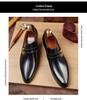 Men's New Arrival Pointed Toe Cuban Shoes - Large Size Casual & Formal Leather Heels for Weddings and Business.