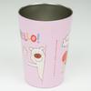 Coco-chan Greeting Life Stainless Steel Tumbler, Coco Hello, RYL-1079, Pink