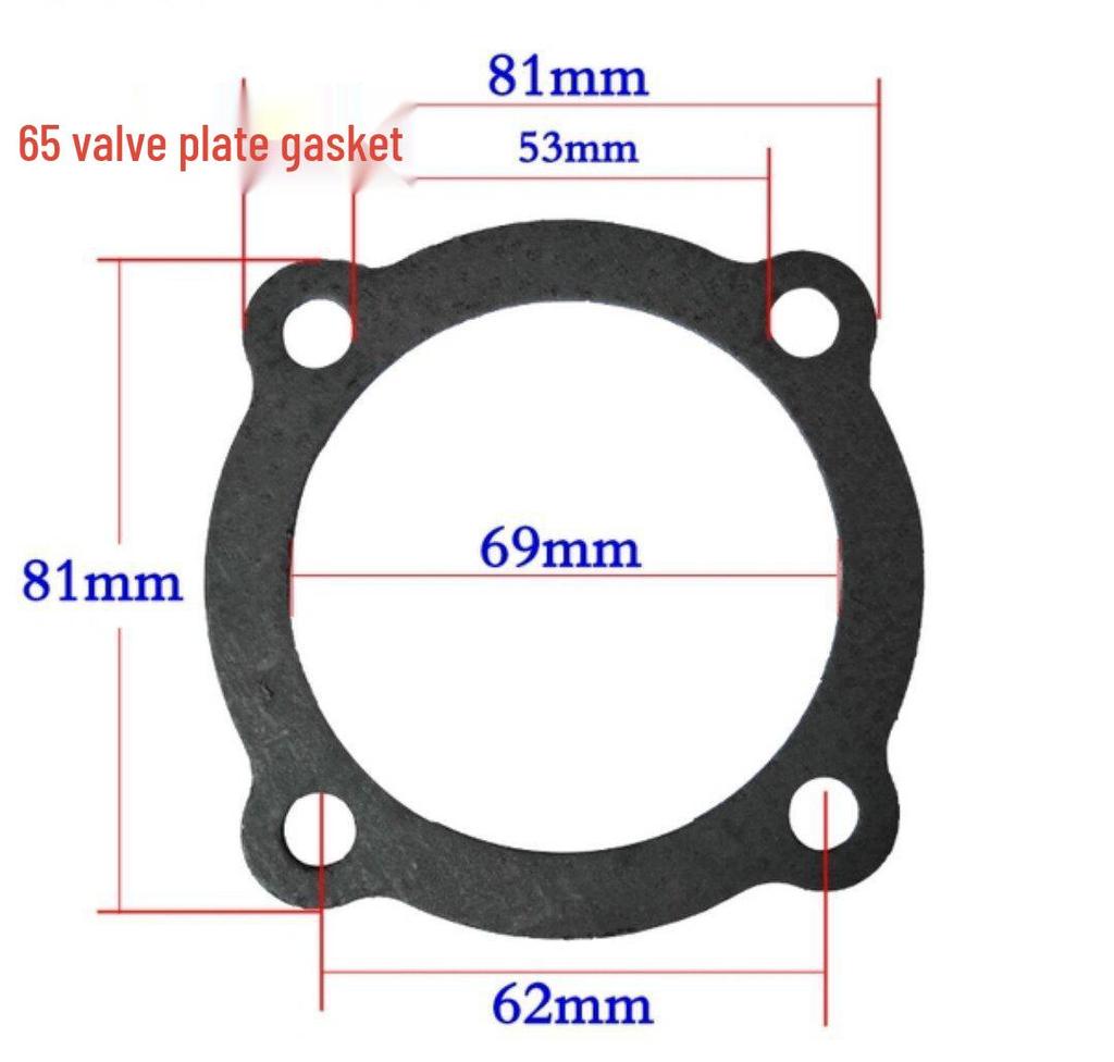 Air Compressor Head & Cylinder Seal Kit: Paper, Steel Wire, Asbestos Gaskets & 3P Air Rod Gasket